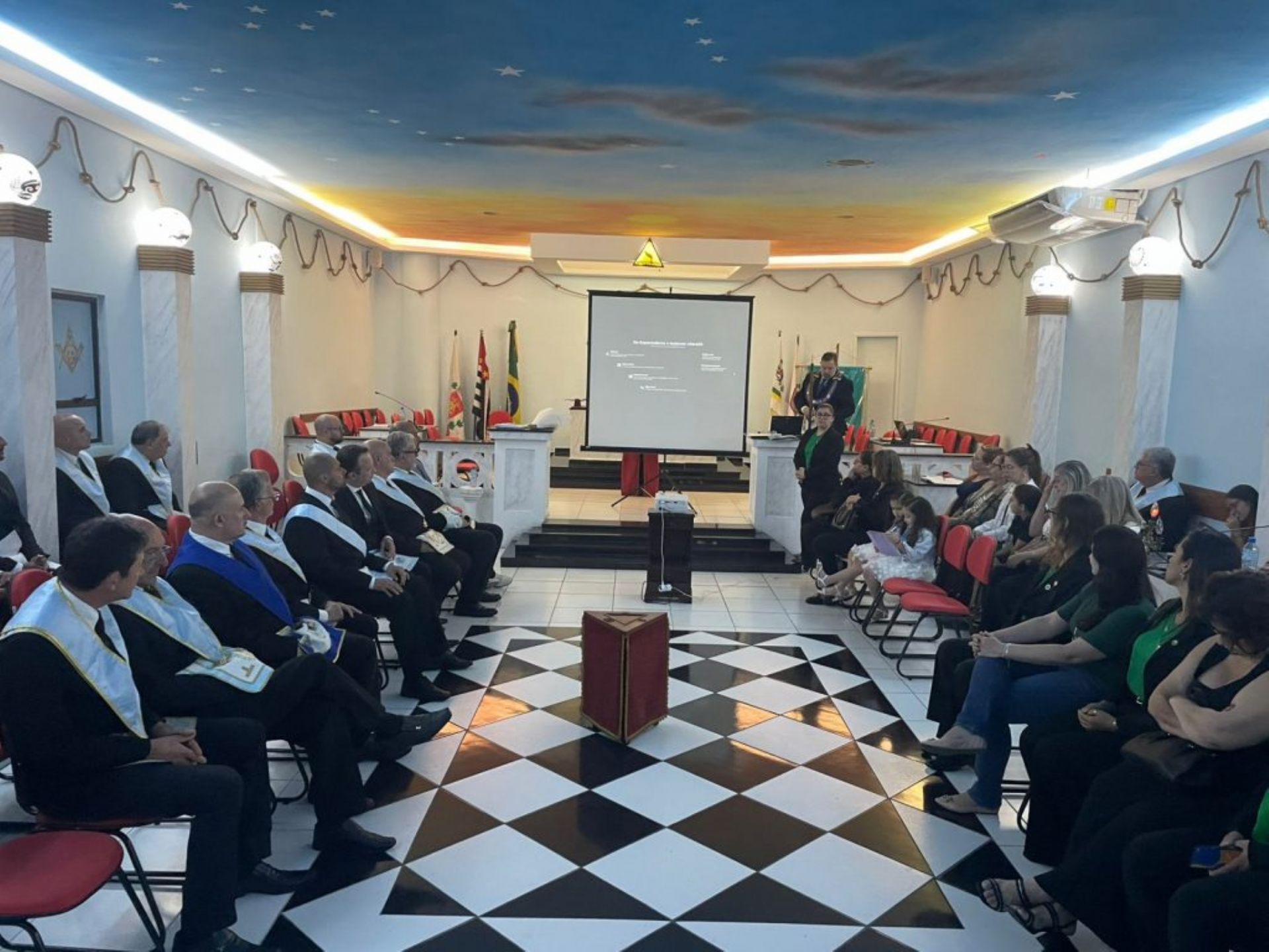 ARLS IGUALDADE SANTISTA Nº 1090 REALIZA SESSÃO MAGNA DA FRATERNIDADE FEMININA CRUZEIRO DO SUL EM SANTOS