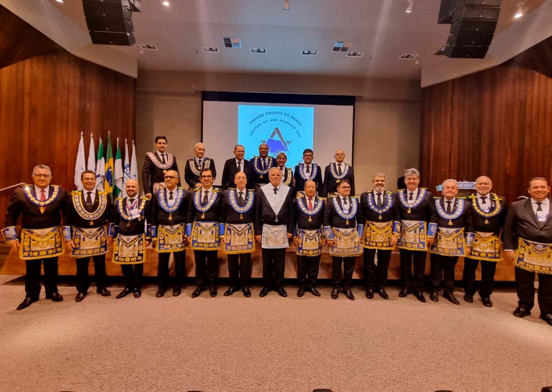 Maçonaria Gobiana no Brasil faz sua tradicional abertura do ano em Natal-RN com a presença do Grão-Mestre Geral e 15 Grão-Mestres Estaduais