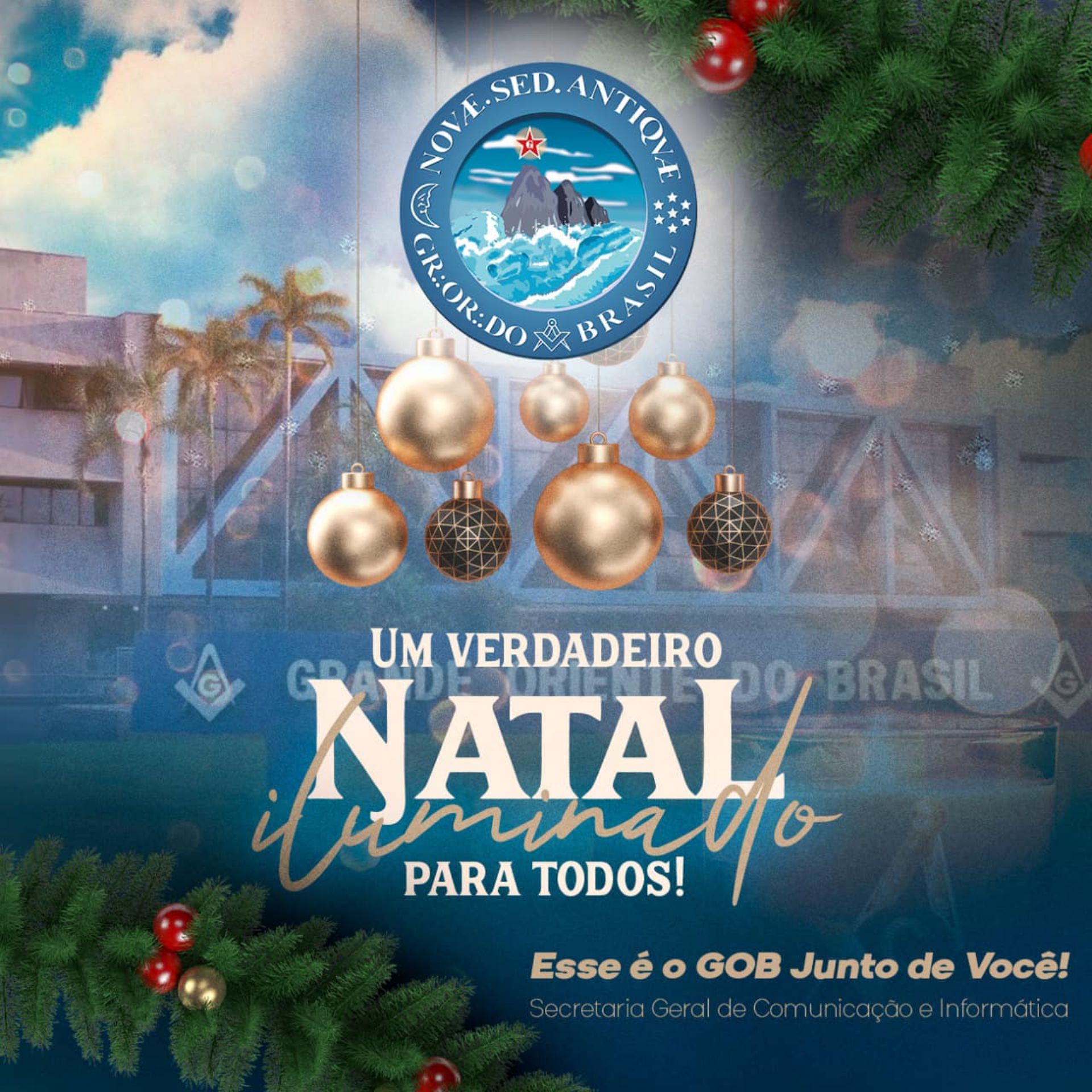 Grande Oriente do Brasil deseja Feliz Natal