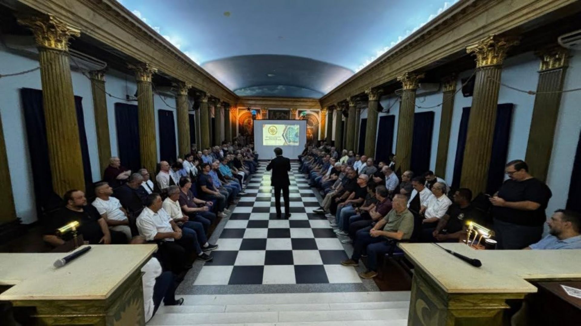 ABERTURA DO ANO MAÇÔNICO REÚNE LOJAS DA 6ª, 7ª E 8ª MACRORREGIÕES EM SANTOS