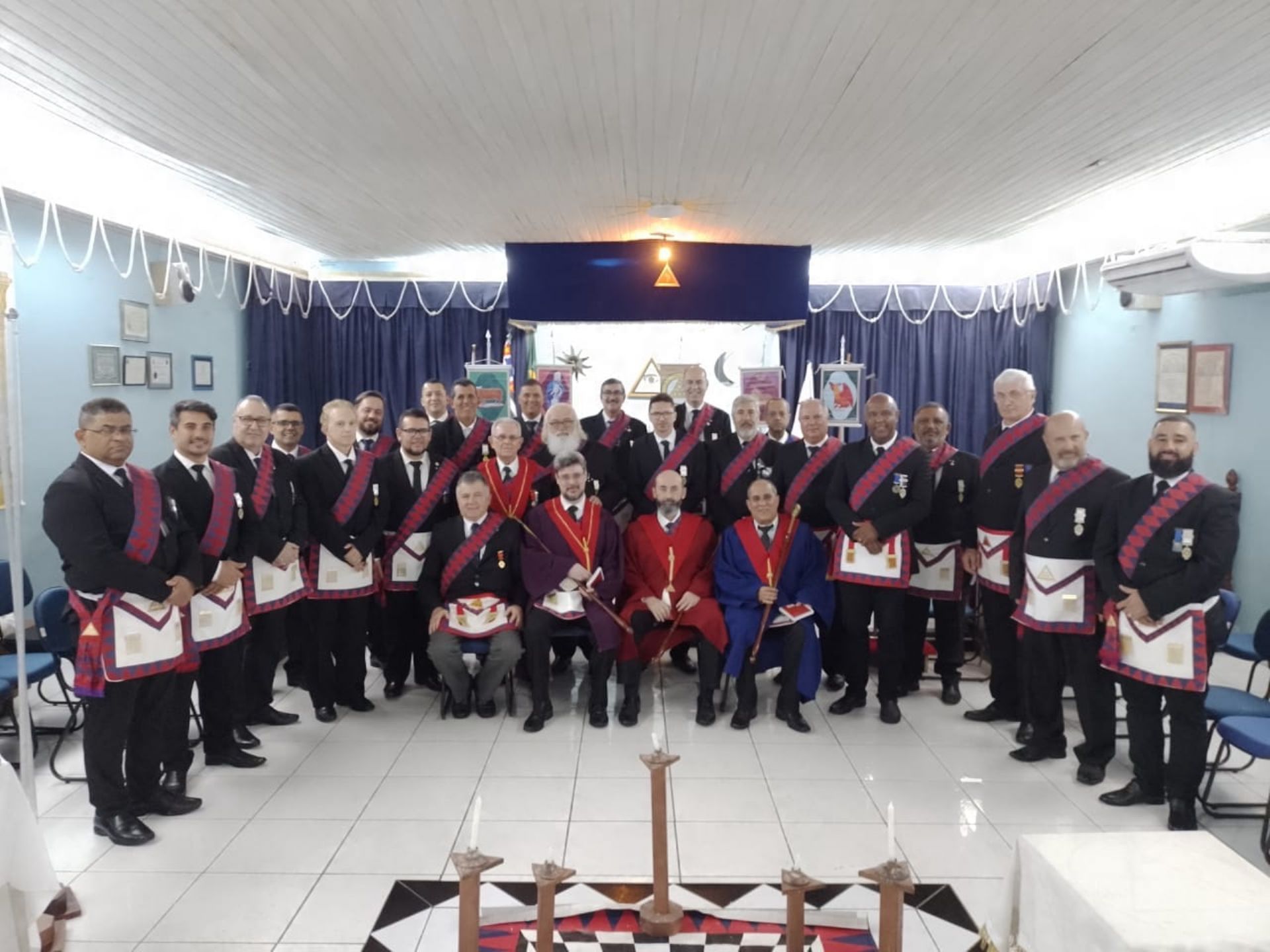 Capítulo n° 70 Veritas do Arco Real GOB, cidade de Santos/SP,  realiza Cerimônia de Exaltação